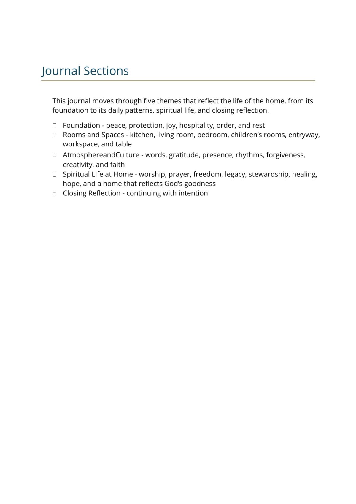The Peaceful Home Journal - Image 6