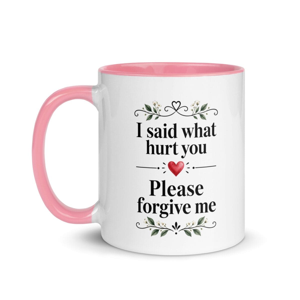 Please Forgive Me Color Accent Mug | Heartfelt Apology Gift - Image 6