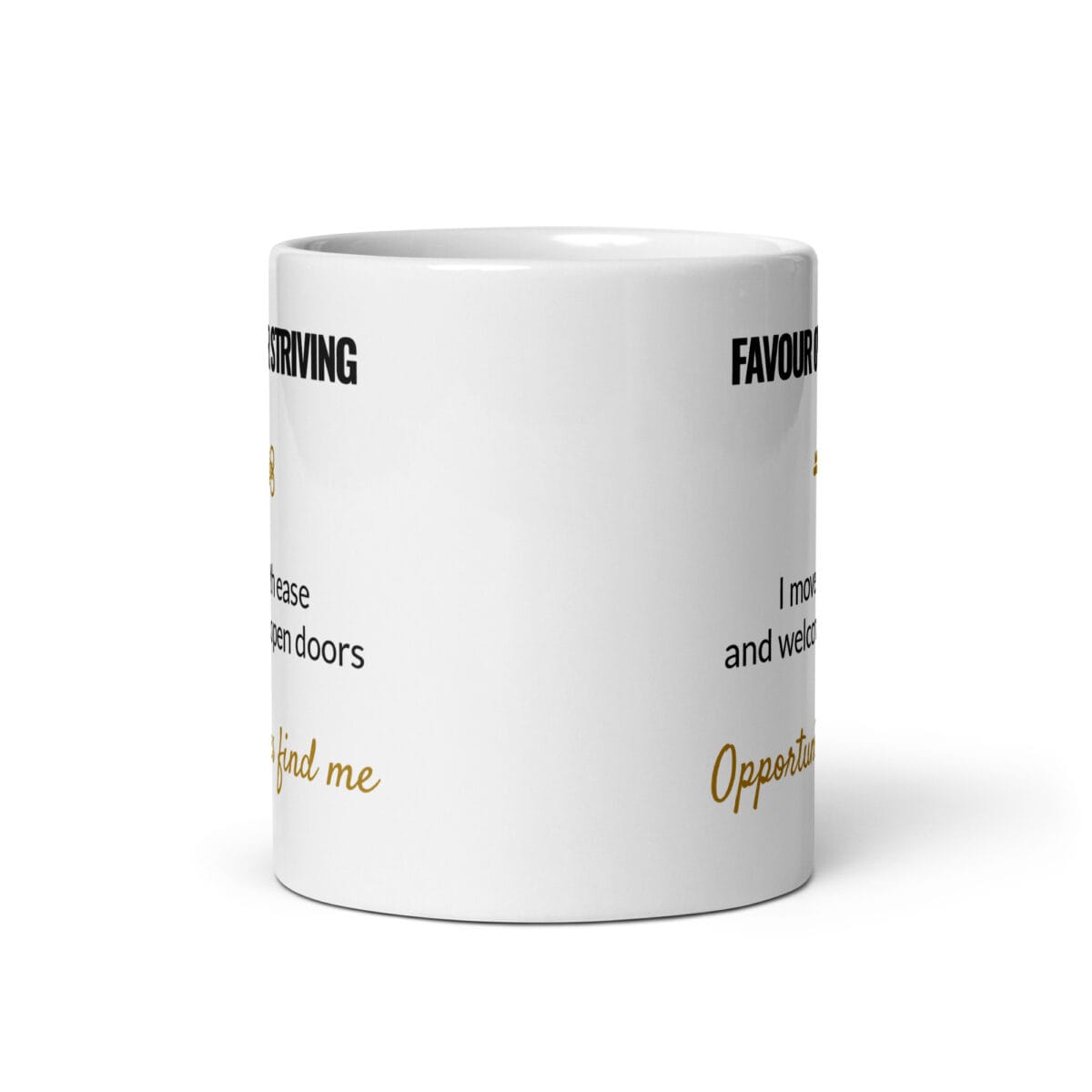 Favour Over Striving Mug - Image 8