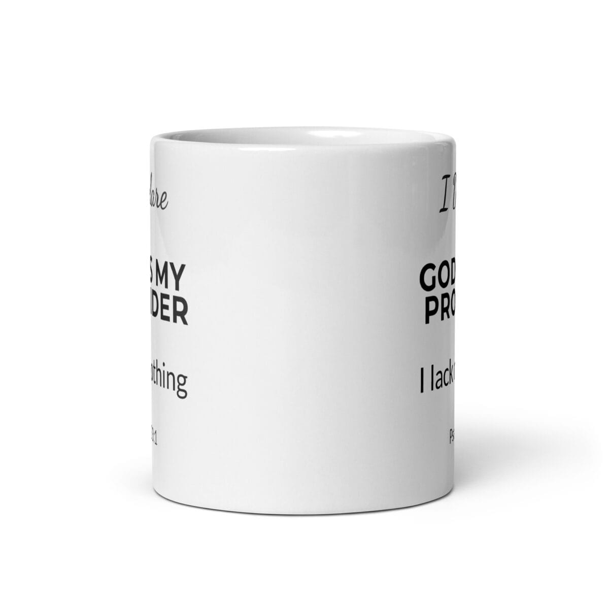 I Declare: God Is My Provider Mug - Image 6
