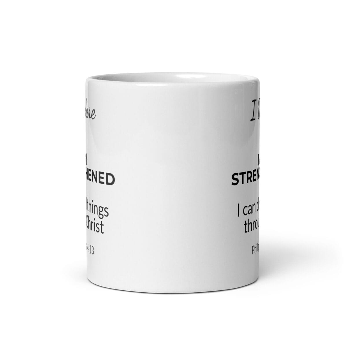 I Declare: I Am Strengthened Mug - Image 7